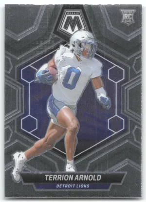 Terrion Arnold Rookie 2024 Panini Mosaic Detroit Lions