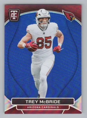 Trey McBride 2024 Panini Totally Certified Mirror Platinum Blue #/149 Cardinals