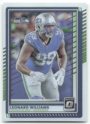 Leonard Williams 2025 Donruss Optic Seattle Seahawks