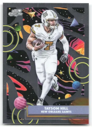 Taysom Hill 2025 Topps Chrome Cosmic New Orleans Saints