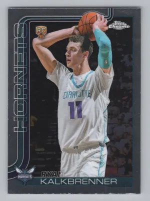 Ryan Kalkbrenner Rookie 2025-26 Topps Chrome Charlotte Hornets