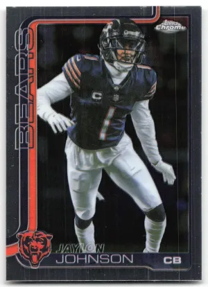 Jaylon Johnson 2025 Topps Chrome Chicago Bears