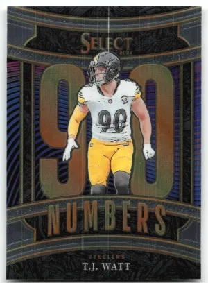 T.J. Watt 2025 Panini Select Select Numbers Pittsburgh Steelers