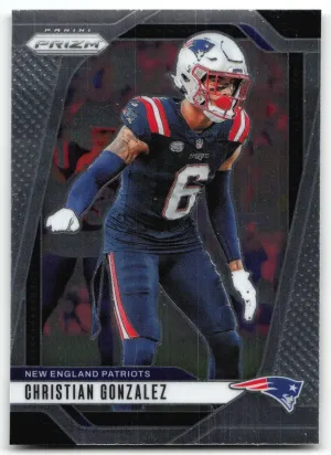 Christian Gonzalez 2024 Panini Prizm New England Patriots