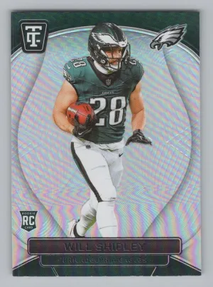 Will Shipley RC 2024 Panini Totally Certified Eagles