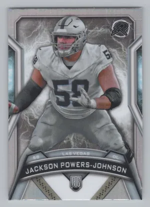 Jackson Powers-Johnson Rookie 2024 Topps Resurgence Refractor Las Vegas Raiders