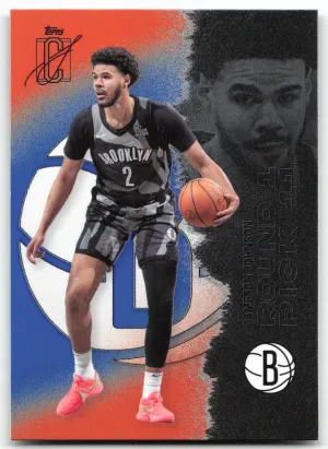 Cameron Johnson 2025-26 Topps Signature Class Blue & Orange Brooklyn Nets