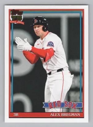 Alex Bregman 2026 Topps 1991 Topps Baseball 35th Anniversary Boston Red Sox