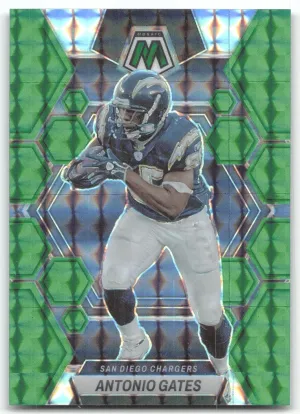 Antonio Gates 2023 Panini Mosaic Green Mosaic San Diego Chargers