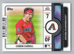 Corbin Carroll 2026 Topps Big Ticket Players Diamondbacks