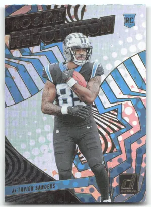 Ja'Tavion Sanders 2024 Donruss Rookie Revolution Carolina Panthers
