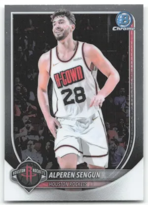 Alperen Sengun 2025-26 Bowman Chrome Houston Rockets