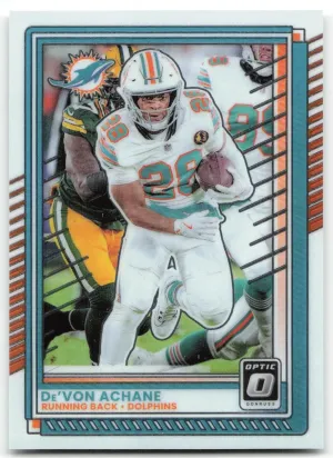 De'Von Achane 2025 Donruss Optic Dolphins