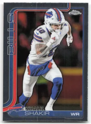 Khalil Shakir 2025 Topps Chrome Buffalo Bills