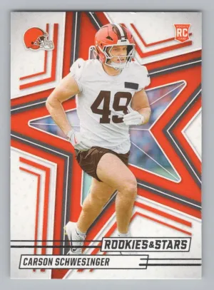 Carson Schwesinger Rookie 2025 Panini Rookies & Stars Cleveland Browns