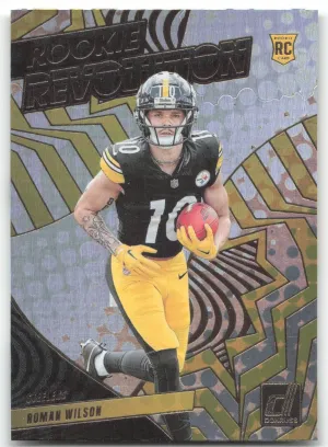 Roman Wilson 2024 Donruss Rookie Revolution Pittsburgh Steelers