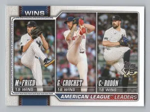 American League Max Fried / Garrett Crochet / Carlos Rodon 2026 Topps