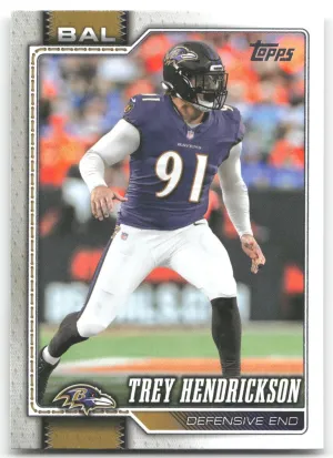 Trey Hendrickson 2026 Topps Flagship Baltimore Ravens