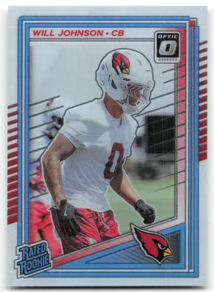 Will Johnson RC 2025 Donruss Optic Cardinals