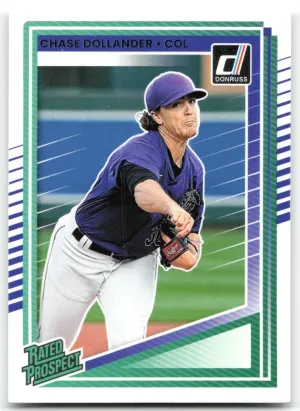Chase Dollander Rookie 2025 Donruss Colorado Rockies