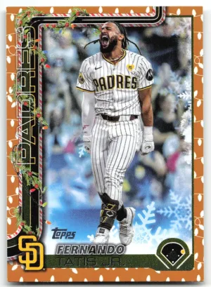 Fernando Tatis Jr. 2025 Topps Holiday Gold Holiday Lights San Diego Padres
