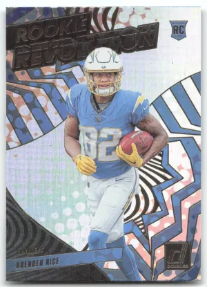 Brenden Rice 2024 Donruss Rookie Revolution Los Angeles Chargers