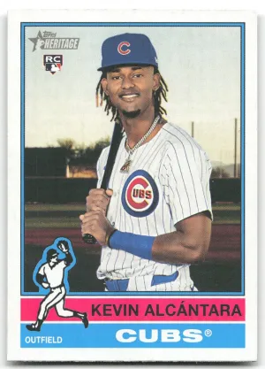 Kevin Alcántara Rookie 2025 Topps Heritage Chicago Cubs
