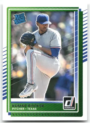 Kumar Rocker Rookie 2025 Donruss Texas Rangers