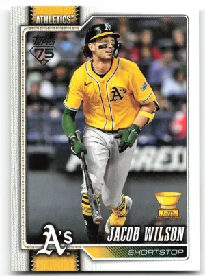 Jacob Wilson 2026 Topps Athletics
