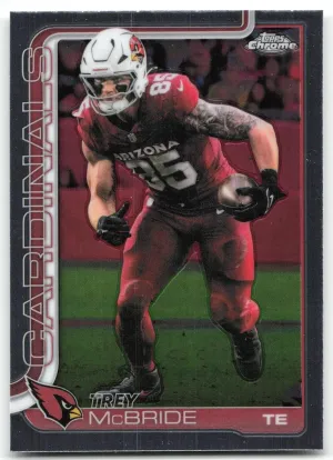 Trey McBride 2025 Topps Chrome Arizona Cardinals