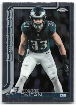 Cooper DeJean 2025 Topps Chrome Eagles