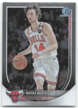 Matas Buzelis 2025-26 Bowman Chrome Chicago Bulls