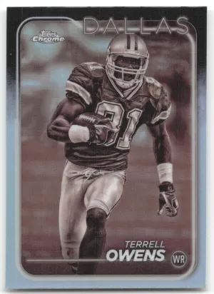 Terrell Owens 2024 Topps Chrome Sepia Refractor Dallas Cowboys