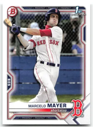 Marcelo Mayer 2021 Bowman Draft Red Sox