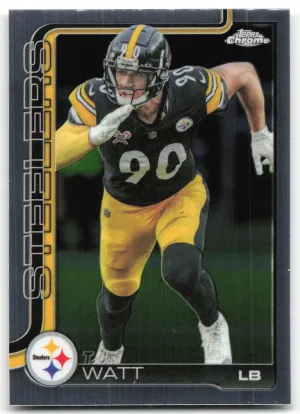 T.J. Watt 2025 Topps Chrome Pittsburgh Steelers