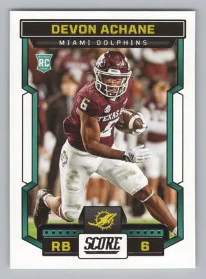 De'Von Achane RC 2023 Score Dolphins