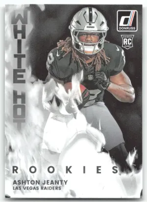 Ashton Jeanty Rookie 2025 Donruss White Hot Rookies Las Vegas Raiders