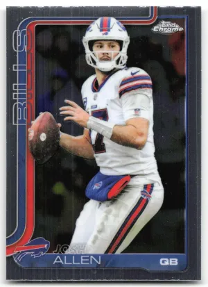 Josh Allen 2025 Topps Chrome Buffalo Bills