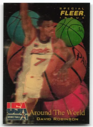 David Robinson 1996 Fleer USA Around The World Team USA