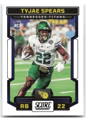 Tyjae Spears Rookie 2023 Score Tennessee Titans