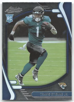 Travis Etienne Jr. 2021 Panini Absolute Blue Jacksonville Jaguars
