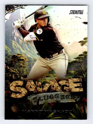 Manny Machado 2025 Stadium Club Savage Sluggers San Diego Padres
