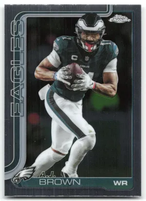 A.J. Brown 2025 Topps Chrome Philadelphia Eagles