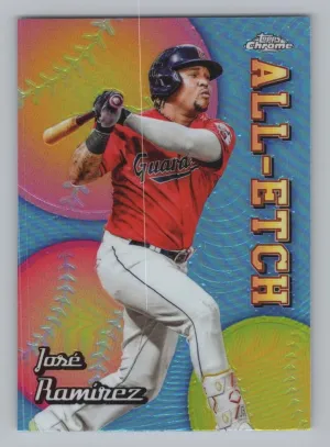 Jose Ramirez 2024 Topps Chrome Chrome All-Etch Guardians