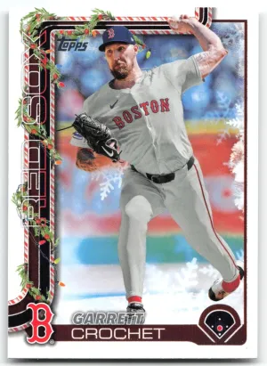 Garrett Crochet 2025 Topps Holiday Red Sox