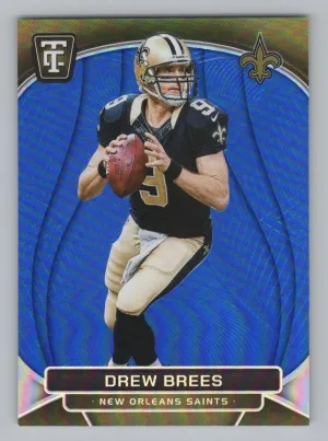 Drew Brees 2024 Panini Totally Certified Mirror Platinum Blue #/149 Saints