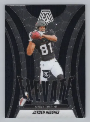 Jayden Higgins 2025 Panini Mosaic Elevate Houston Texans