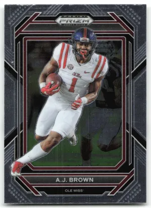 A.J. Brown 2023 Panini Prizm Draft Picks Ole Miss Rebels