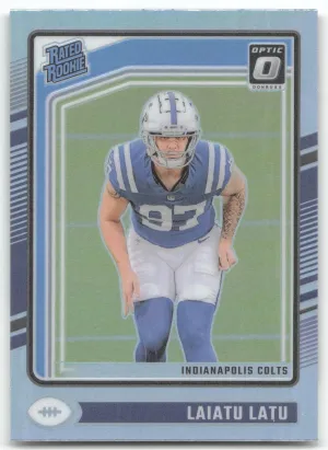 Laiatu Latu 2024 Donruss Optic Holo Indianapolis Colts