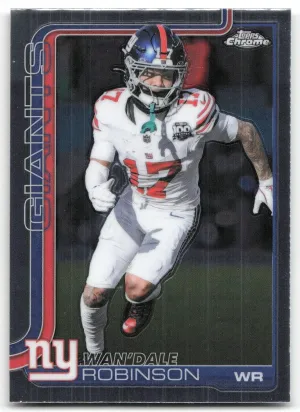 Wan'Dale Robinson 2025 Topps Chrome Giants